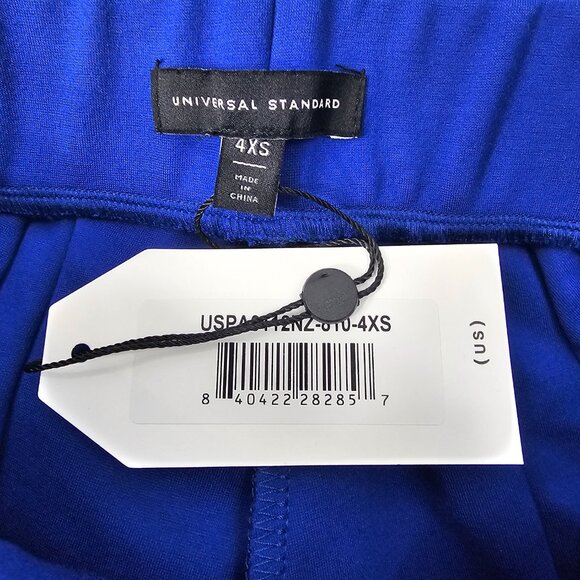 Universal Standard Women's Blue Pintuck Point Tapered Ankle Pants Size XS NWT - Picture 7 of 14